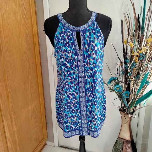 INC International Concepts Tops - INC Embellished Sleeveless Keyhole Tunic Top M